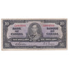 BC-24b 1937 Canada $10 Gordon-Towers, T/D, VG-F (VG10)