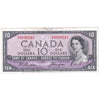 BC-32b 1954 Canada $10 Beattie-Coyne, Devil's Face, I/D, Very Good (VG8)