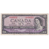 BC-40a 1954 Canada $10 Beattie-Coyne, V/D, F-VF (F15)