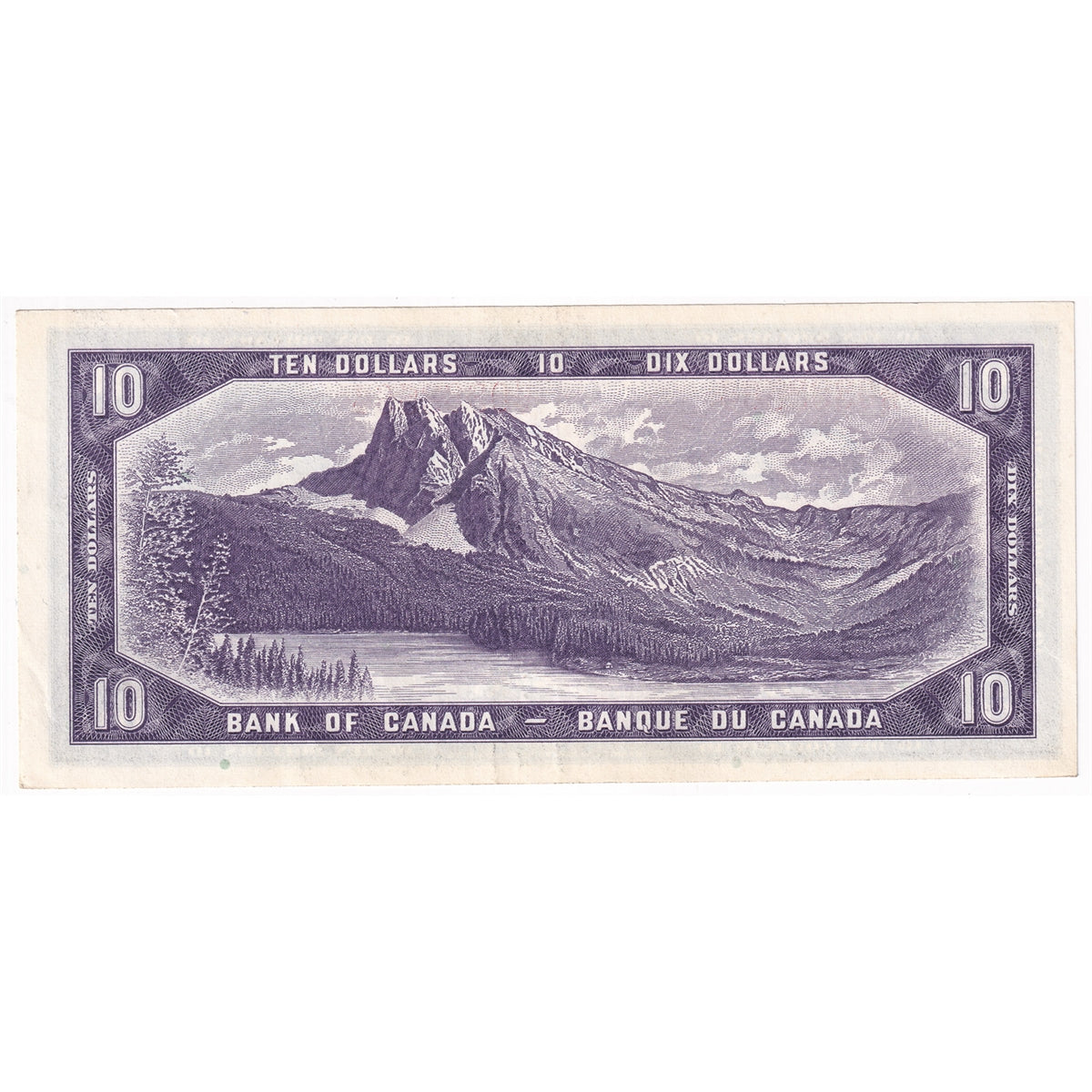 BC-40a 1954 Canada $10 Beattie-Coyne, W/D, Extra Fine (EF40)
