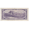 BC-40b 1954 Canada $10 Beattie-Rasminsky, V/T, Fine (F12)