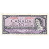 BC-40b 1954 Canada $10 Beattie-Rasminsky, C/V, VF-EF (VF30)