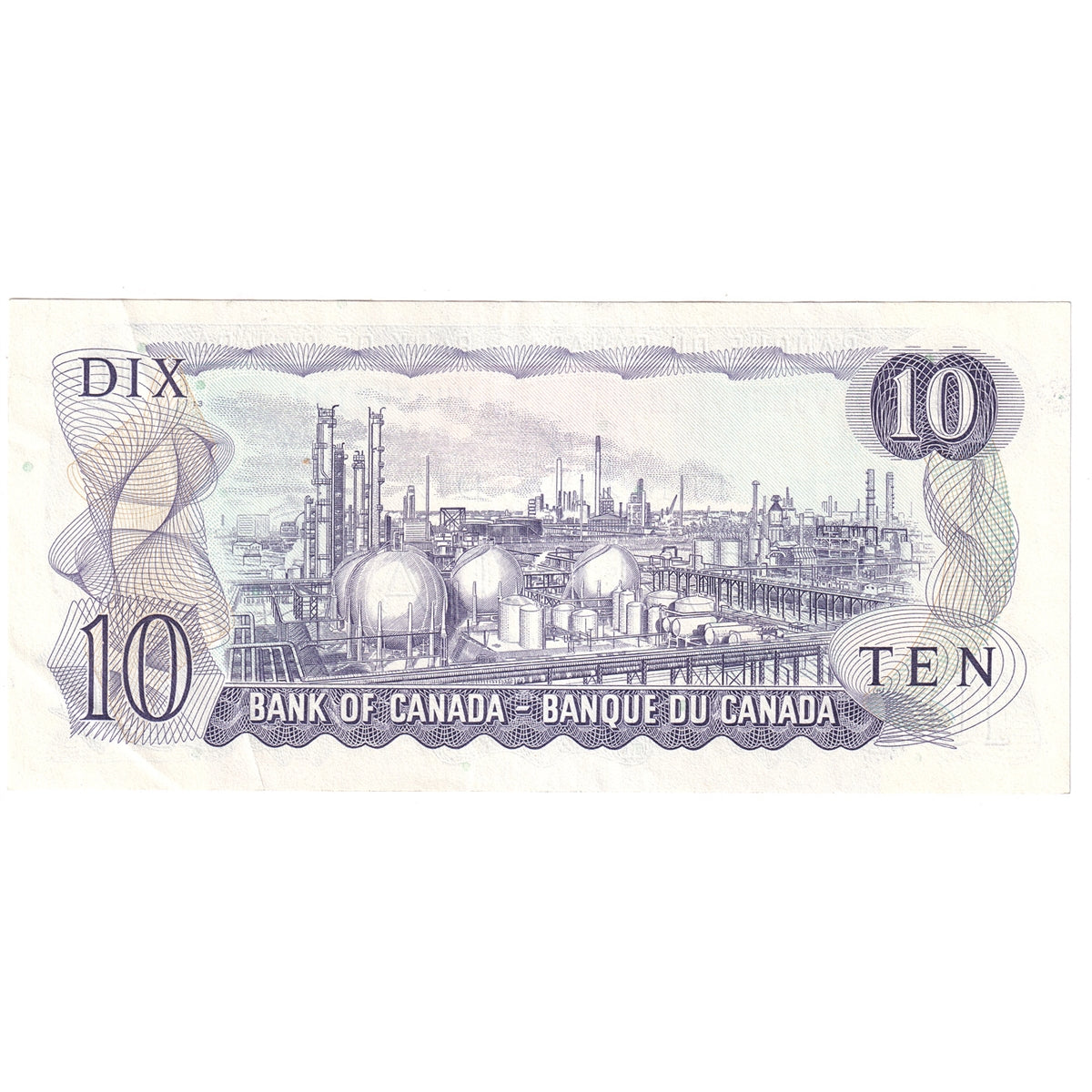 BC-49c 1971 Canada $10 Lawson-Bouey, VU, EF-AU (EF45)