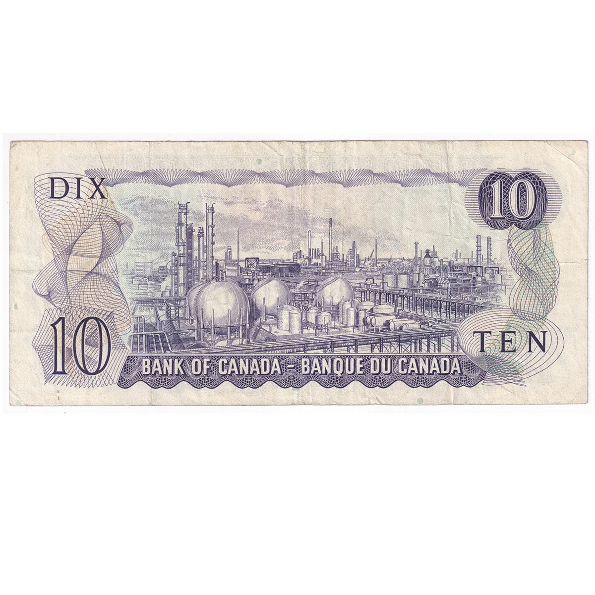 BC-49cA 1971 Canada $10 Lawson-Bouey, *TT, Fine (F12)