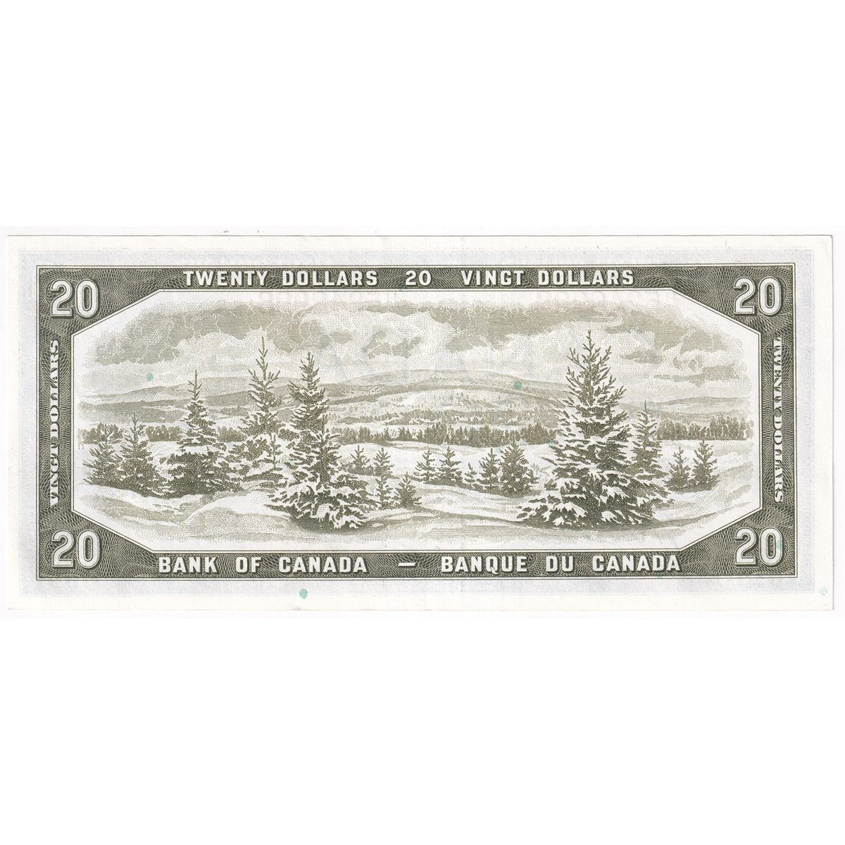 BC-41a 1954 Canada $20 Beattie-Coyne, H/E, Uncirculated (MS60)