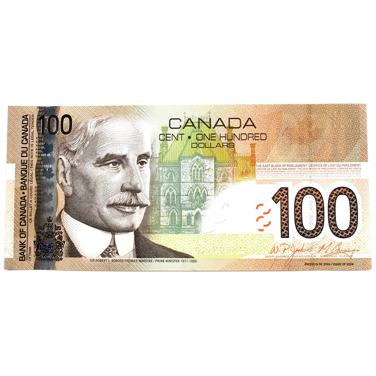BC-66b 2009 Canada $100 Jenkins-Carney, EJZ, Almost Uncirculated (AU50)