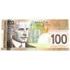 BC-66b 2009 Canada $100 Jenkins-Carney, EJZ, Extra Fine (EF40)