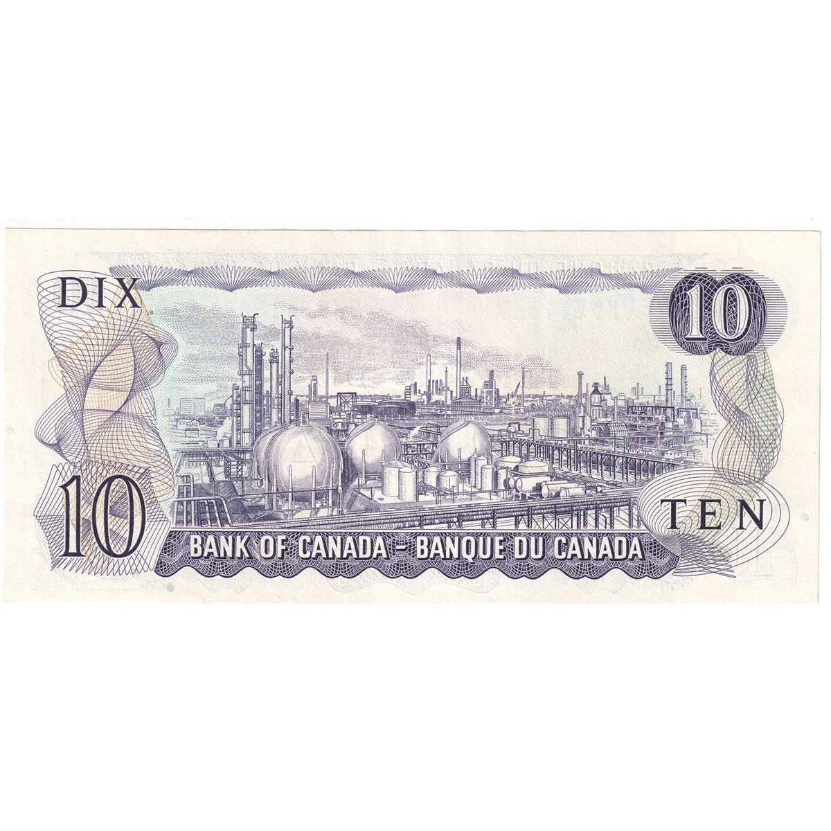BC-49c 1971 Canada $10 Lawson-Bouey, VK, Almost Uncirculated (AU50)