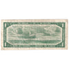 BC-29a 1954 Canada $1 Coyne-Towers, Devil's Face, B/A, VG-F (VG10)