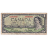 BC-29a 1954 Canada $1 Coyne-Towers, Devil's Face, B/A, Very Good (VG8)
