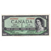 BC-29b 1954 Canada $1 Beattie-Coyne, Devil's Face, N/A, Almost Uncirculated (AU50)