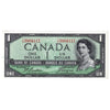 BC-29b 1954 Canada $1 Beattie-Coyne, Devil's Face, T/A, EF-AU (EF45)