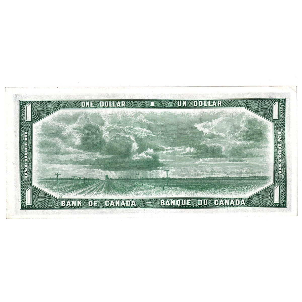 BC-29b 1954 Canada $1 Beattie-Coyne, Devil's Face, T/A, EF-AU (EF45)