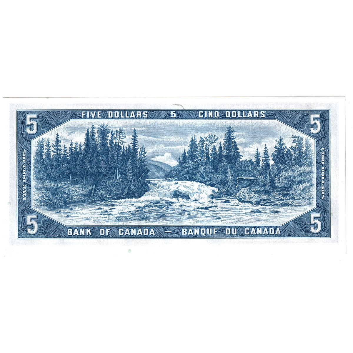 BC-39a-i 1954 Canada $5 Beattie-Coyne, V/C, Choice Uncirculated (CUNC63)