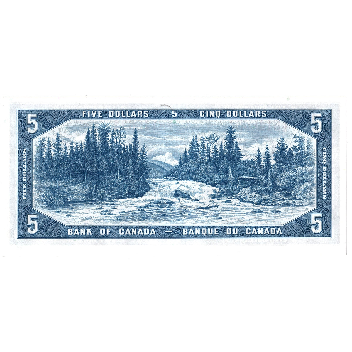 BC-39a-i 1954 Canada $5 Beattie-Coyne, V/C, Uncirculated (MS60)
