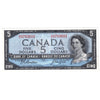 BC-39a-i 1954 Canada $5 Beattie-Coyne, W/C, Almost Uncirculated (AU50)