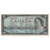 BC-39b 1954 Canada $5 Beattie-Rasminsky, H/S, Fine (F12)