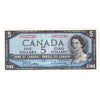 BC-39b 1954 Canada $5 Beattie-Rasminsky, J/S, Uncirculated (MS60)