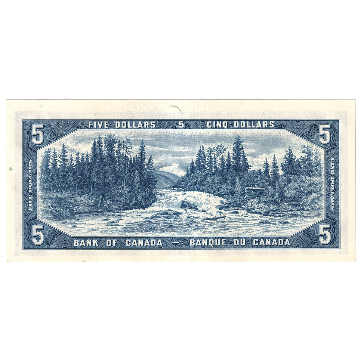 BC-39b 1954 Canada $5 Beattie-Rasminsky, H/X, Uncirculated (MS60)