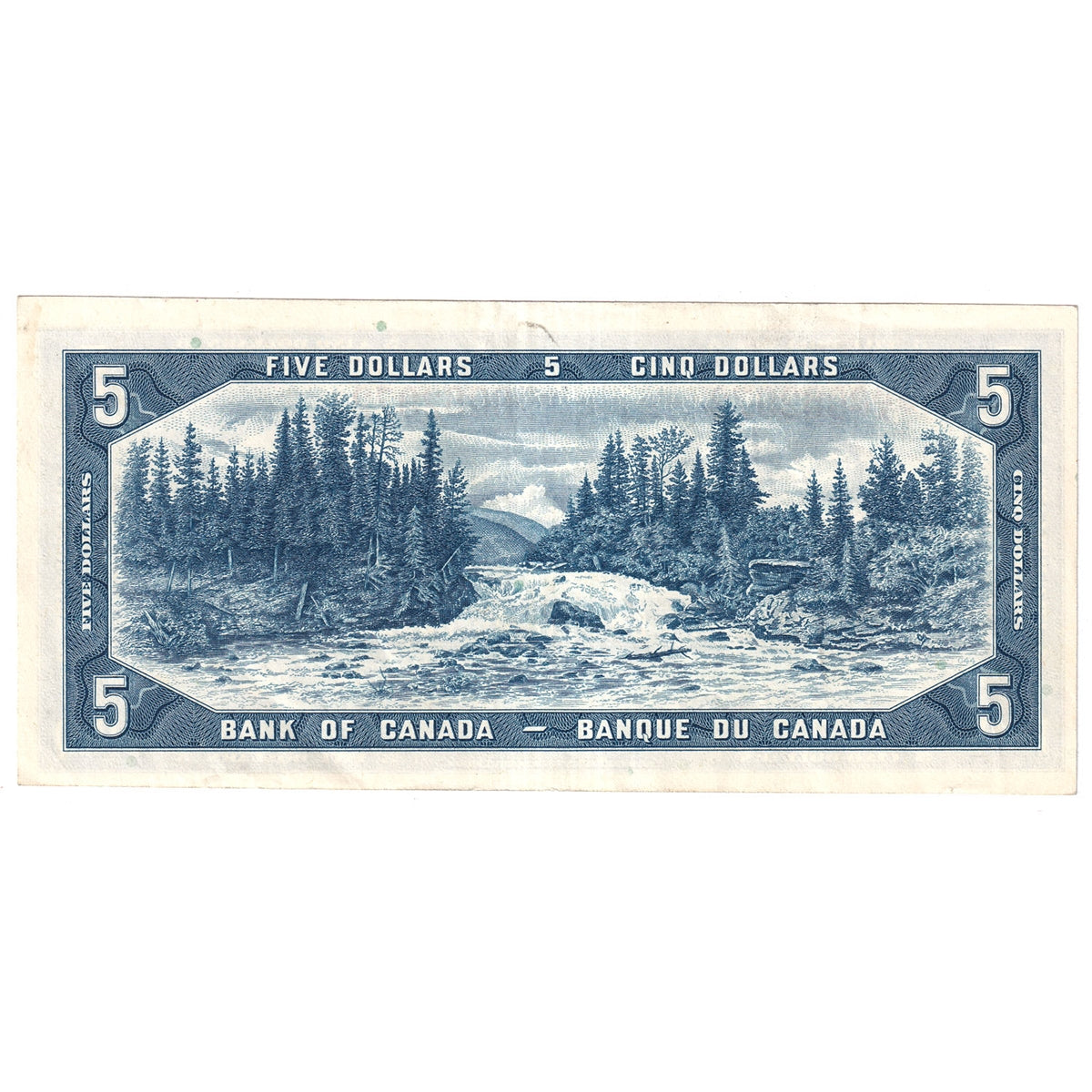 BC-39bA 1954 Canada $5 Beattie-Rasminsky, *N/X, Extra Fine (EF40)