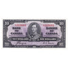 BC-24c 1937 Canada $10 Coyne-Towers, L/T, Almost Uncirculated (AU50)