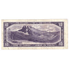 BC-40b 1954 Canada $10 Beattie-Rasminsky, F/V, F-VF (F15)