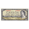 BC-41b 1954 Canada $20 Beattie-Rasminsky, A/W, Almost Uncirculated (AU50)