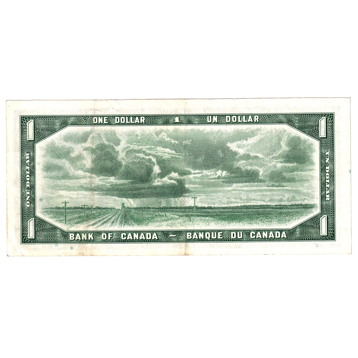 BC-37bA 1954 Canada $1 Beattie-Rasminsky, *N/Y, VF-EF (VF30)