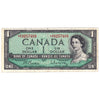 BC-37BA-i 1954 Canada $1 Beattie-Rasminsky, *A/F, Fine (F12)