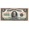 DC-25o 1923 Dominion $1 Campbell-Clark, Black Seal, Group 4, Series E, F
