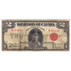 DC-26g 1923 Dominion $2 McCavour-Saunders, Red Seal, Group 2, Very Good (VG8)