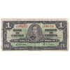 BC-21c 1937 Canada $1 Gordon-Towers, G/M, VG-F (VG10)
