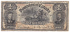 DC-13b 1898 Dominion $1 Courtney, ONE's Outward, Very Good (VG8)