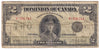 DC-26k 1923 Dominion $1 Campbell-Clark, Black Seal 3, Very Good (VG8)