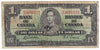 BC-21c 1937 Canada $1 Gordon-Towers, R/A, F-VF (F15)
