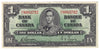 BC-21c 1937 Canada $1 Gordon-Towers, D/L, EF-AU (EF45)