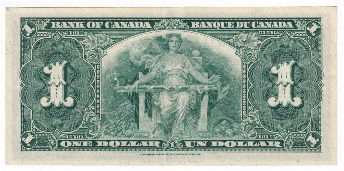 BC-21c 1937 Canada $1 Gordon-Towers, D/L, EF-AU (EF45)