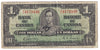 BC-21c 1937 Canada $1 Gordon-Towers, O/L, F