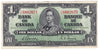 BC-21c 1937 Canada $1 Gordon-Towers, Y/L, VF-EF (VF30)