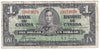 BC-21d 1937 Canada $1 Coyne-Towers, K/N, Fine (F12)
