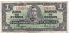 BC-21d 1937 Canada $1 Coyne-Towers, W/N, Fine (F12)