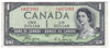 BC-29a 1954 Canada $1 Coyne-Towers, Devil's Face A/A, Fine (F12)