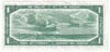 BC-29b 1954 Canada $1 Beattie-Coyne, Devil's Face, J/A, Almost Uncirculated (AU50)
