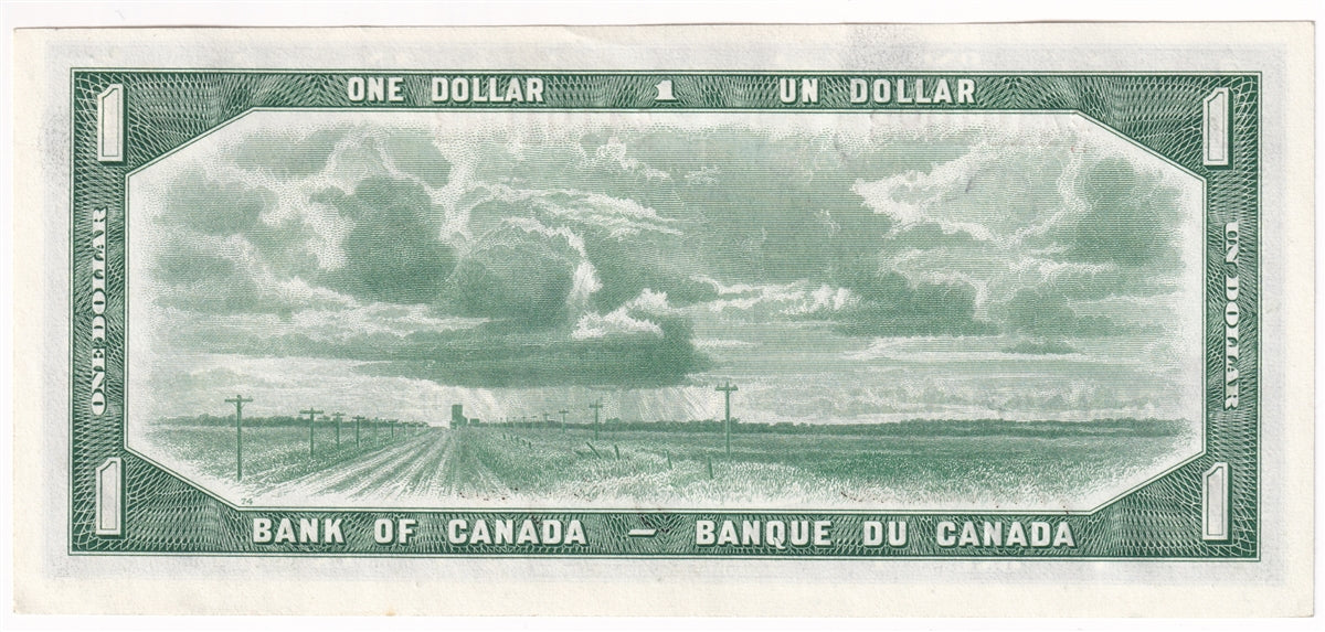 BC-37a 1954 Canada $1 Beattie-Coyne, C/N, AU-UNC (AU55)