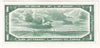 BC-37b 1954 Canada $1 Beattie-Rasminsky, G/Y, EF-AU (EF45)