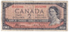 BC-30a 1954 Canada $2 Coyne-Towers, Devil's Face, A/B, Circ