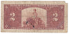 BC-22a 1937 Canada $2 Osborne-Towers, B/B, Circ