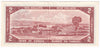 BC-38b 1954 Canada $2 Beattie-Rasminsky, D/U, EF-AU (EF45)