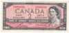 BC-38c 1954 Canada $2 Bouey-Rasminsky, F/G, Extra Fine (EF40)