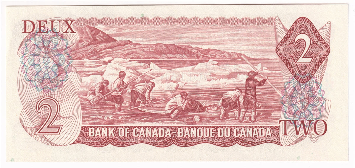 BC-47a-i 1974 Canada $2 Lawson-Bouey, ABE, Choice Uncirculated (CUNC63)
